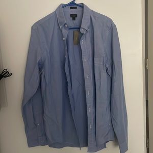 Chambray J. Crew Men's Slim Oxford Long Sleeve Shirt NWT - Size Medium